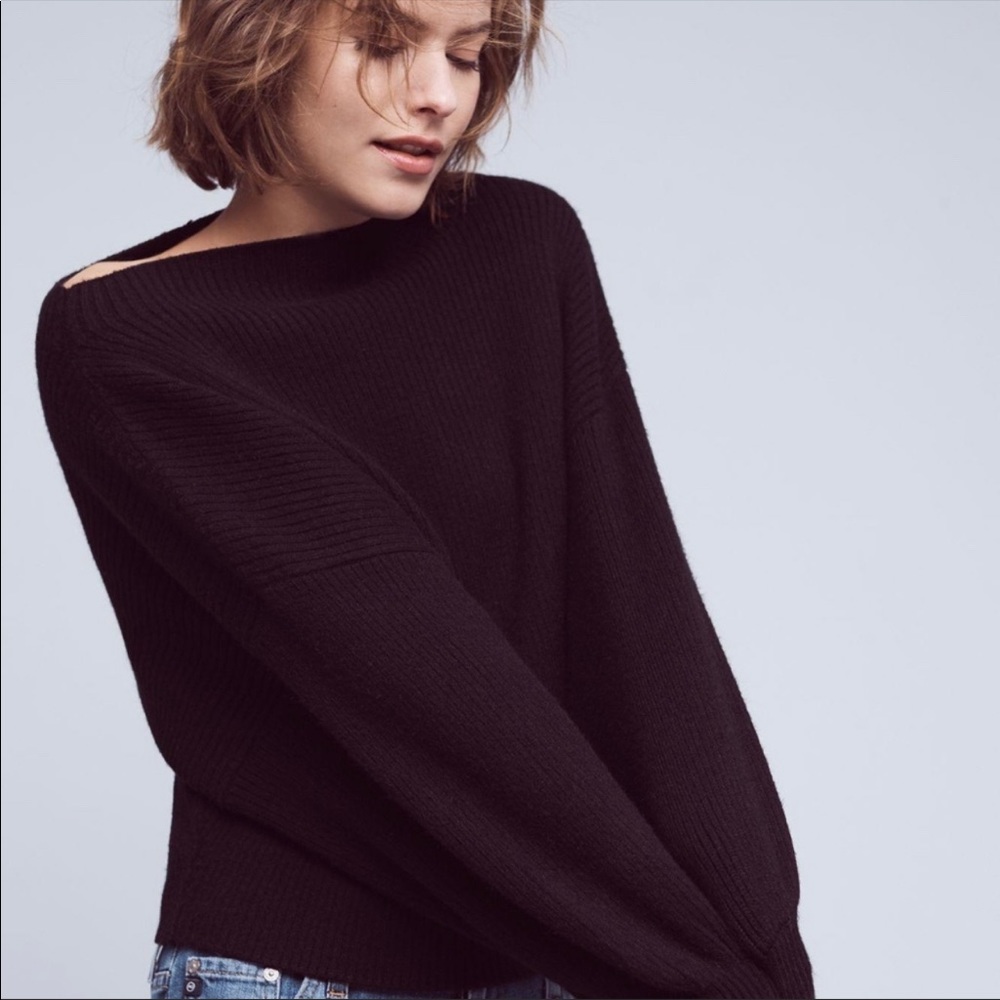 Line and Dot Britta Balloon-Sleeve Sweater